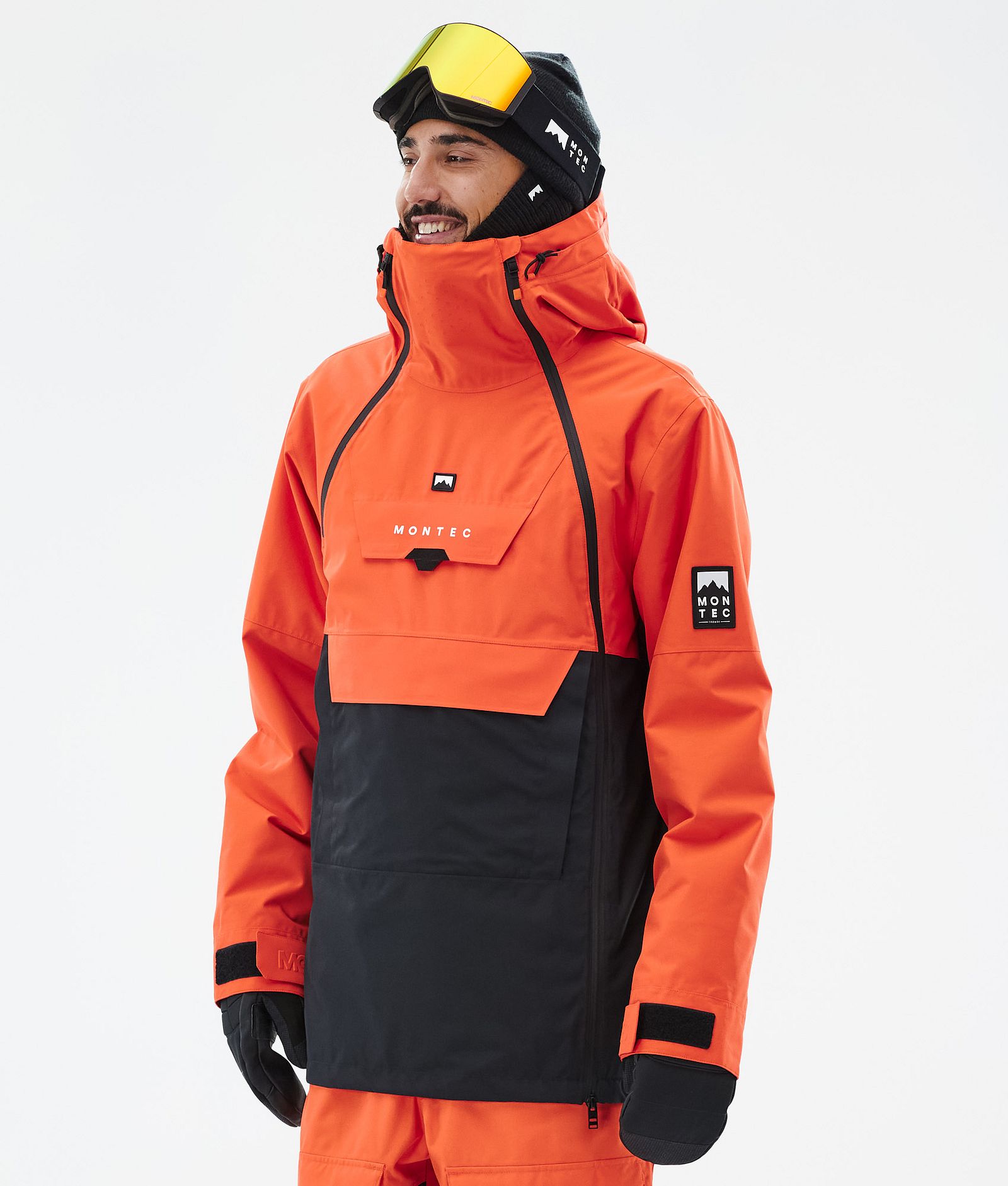 Montec Doom Veste de Ski Homme Orange/Black, Image 1 sur 11