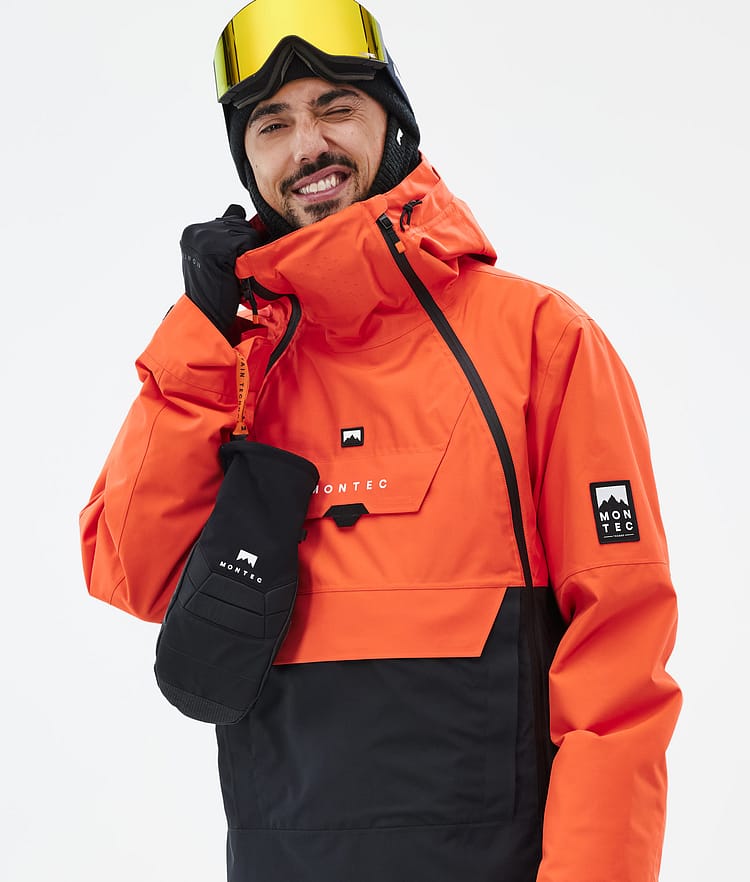 Montec Doom Skijacke Herren Orange/Black, Bild 2 von 11