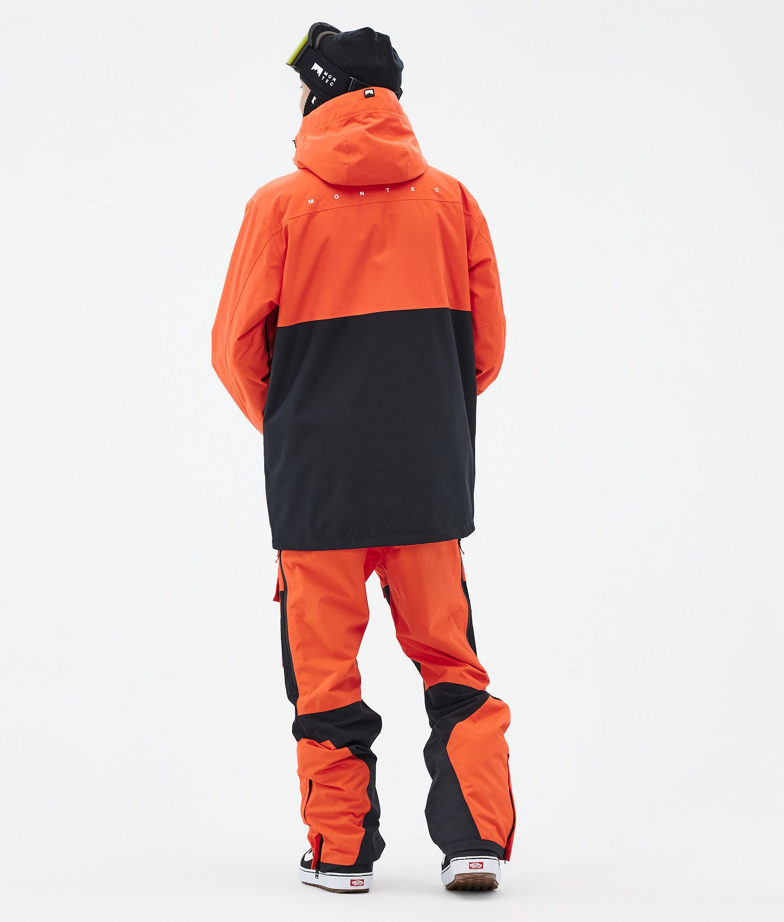 Montec Doom Veste Snowboard Homme Orange/Black, Image 5 sur 11