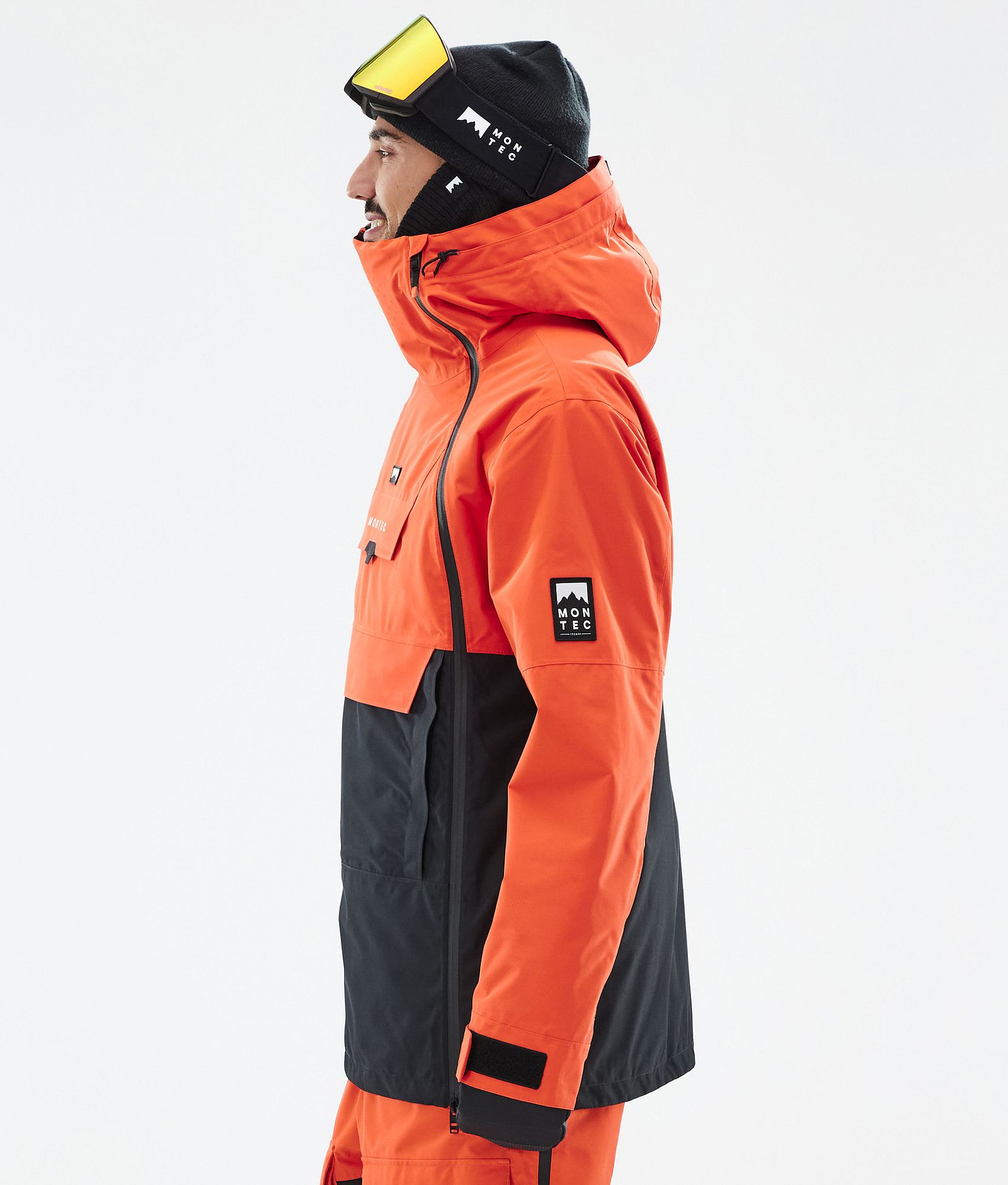 Montec Doom Ski Jacket Men Orange/Black, Image 6 of 11