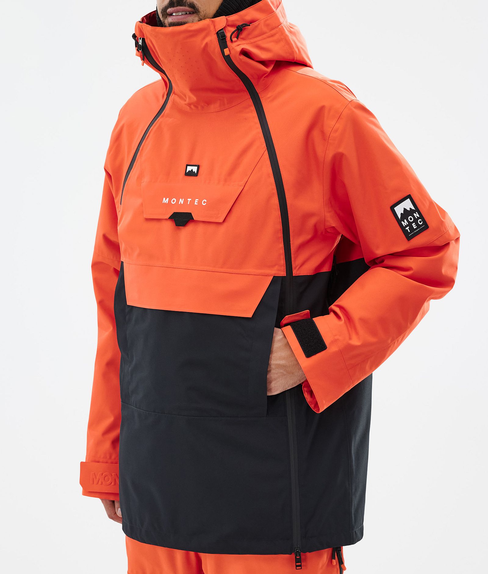 Montec Doom Ski jas Heren Orange/Black, Afbeelding 8 van 11