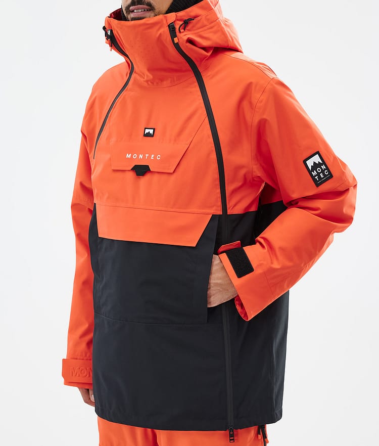 Montec Doom Snowboard Jacket Men Orange/Black, Image 8 of 11