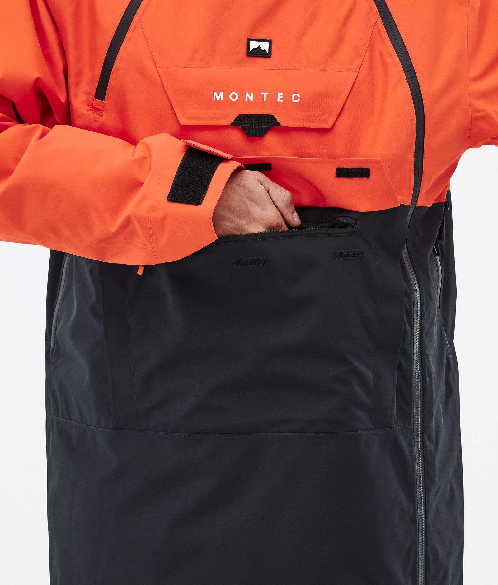 Montec Doom Snowboard Jacket Men Orange/Black, Image 9 of 11