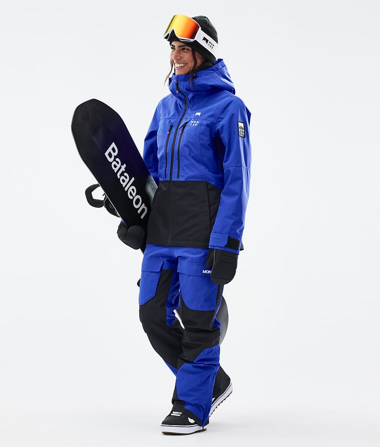 Montec Moss W Snowboard Jacket Women Cobalt Blue/Black, Image 3 of 10