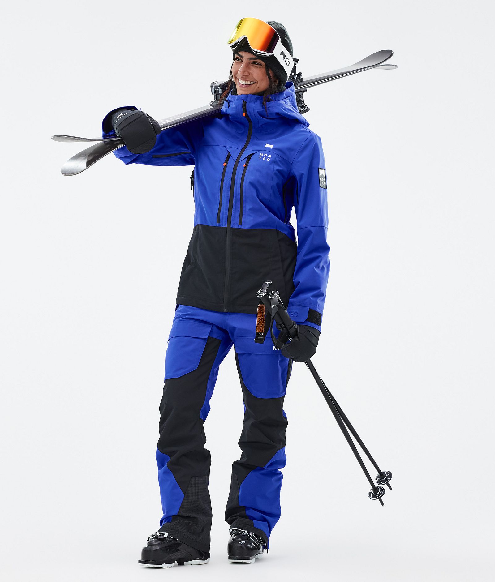 Montec Moss W Ski jas Dames Cobalt Blue/Black, Afbeelding 3 van 10