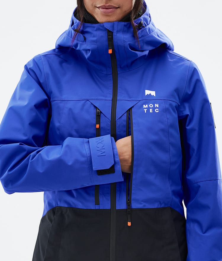 Montec Moss W Snowboardjakke Dame Cobalt Blue/Black, Billede 8 af 9