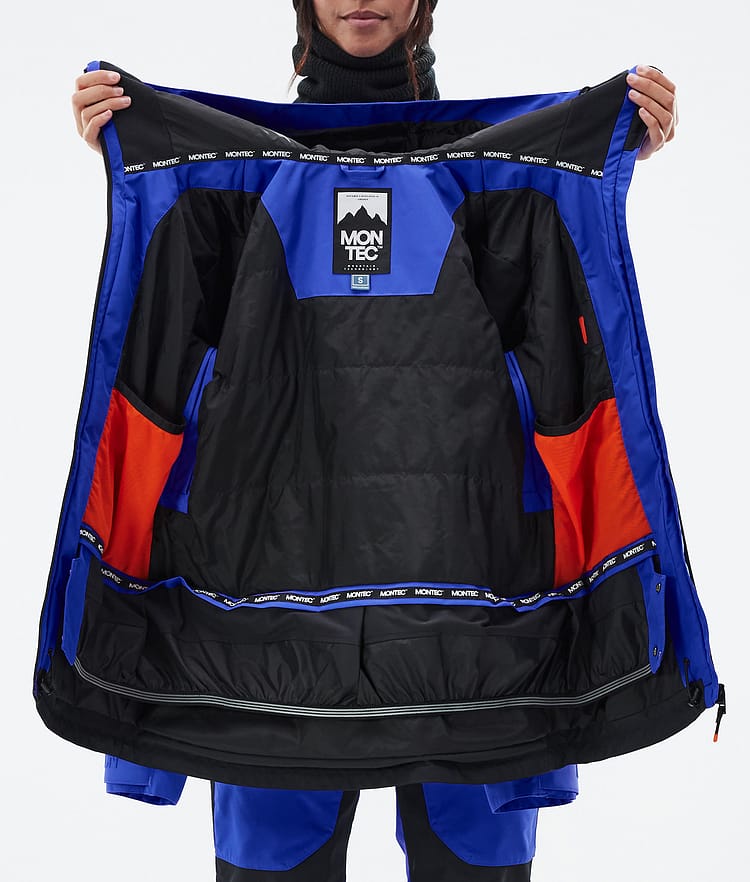 Montec Moss W Snowboardjakke Dame Cobalt Blue/Black, Billede 9 af 9