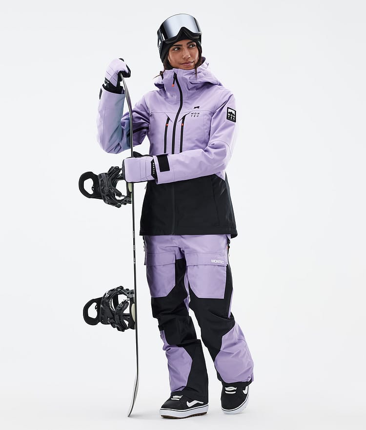 Montec Moss W Bunda na Snowboard Dámské Faded Violet/Black, Obrázek 3 z 10