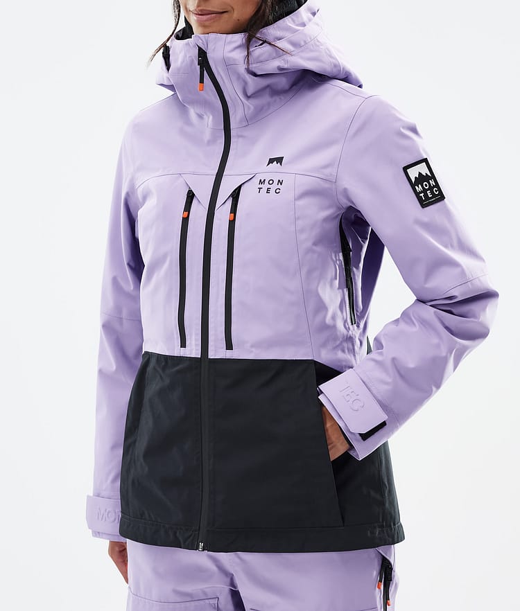 Montec Moss W Snowboardjakke Dame Faded Violet/Black, Billede 8 af 10