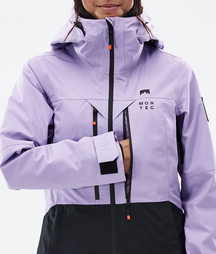 Montec Moss W Veste Snowboard Femme Faded Violet/Black, Image 9 sur 10