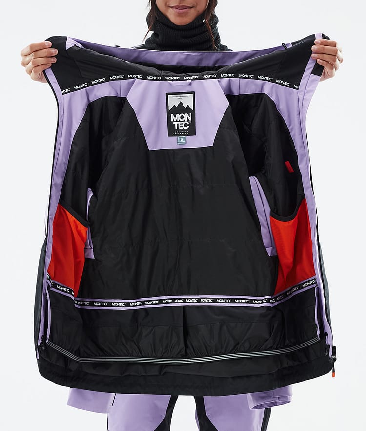 Montec Moss W Snowboard jas Dames Faded Violet/Black, Afbeelding 10 van 10