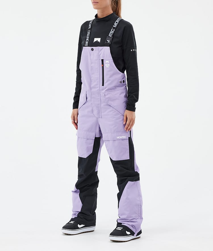 Montec Fawk W Pantaloni Snowboard Donna Faded Violet/Black, Immagine 1 di 7