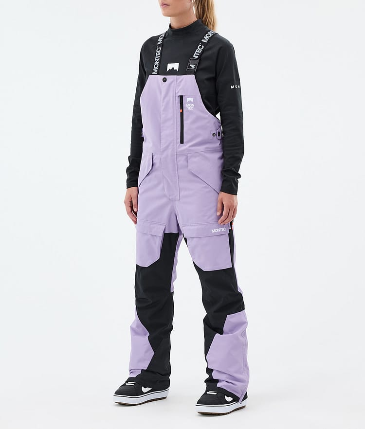 Montec Fawk W Snowboard Broek Dames Faded Violet/Black, Afbeelding 1 van 8