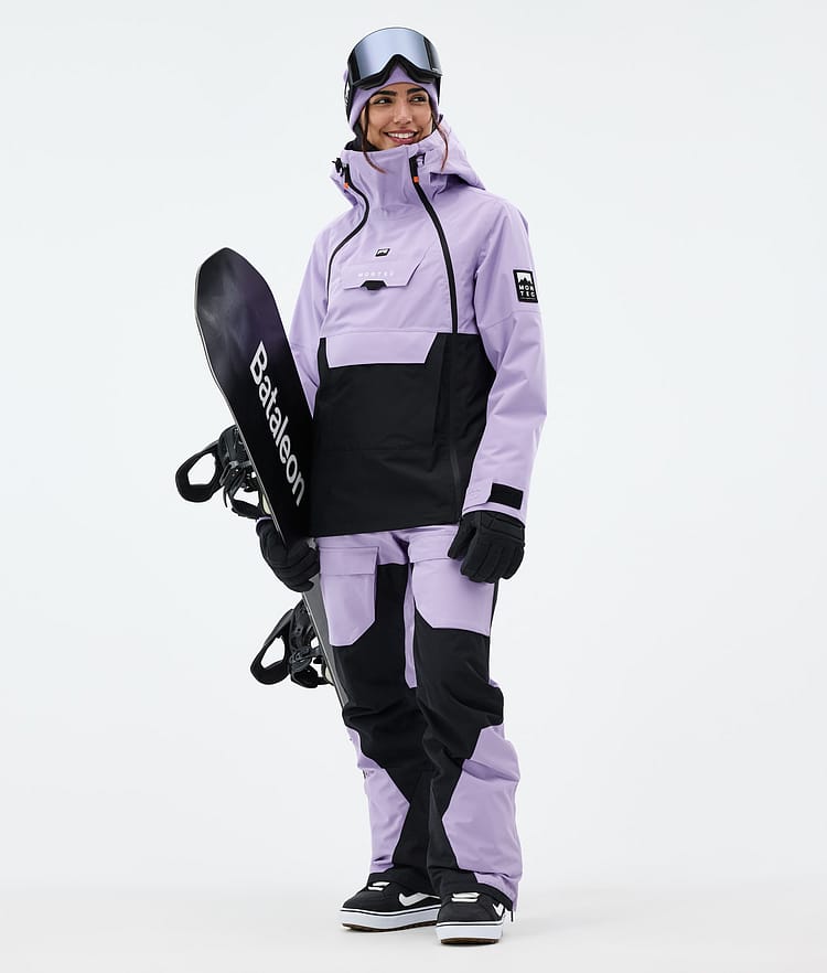 Montec Fawk W Snowboard Broek Dames Faded Violet/Black, Afbeelding 2 van 8