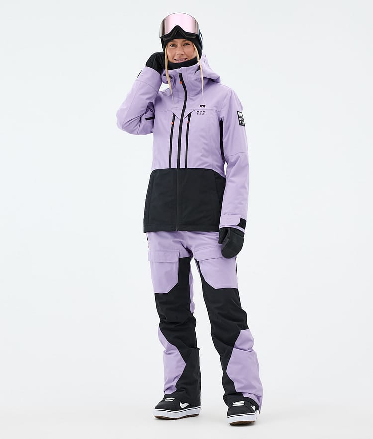 Montec Fawk W Snowboard Broek Dames Faded Violet/Black, Afbeelding 3 van 8