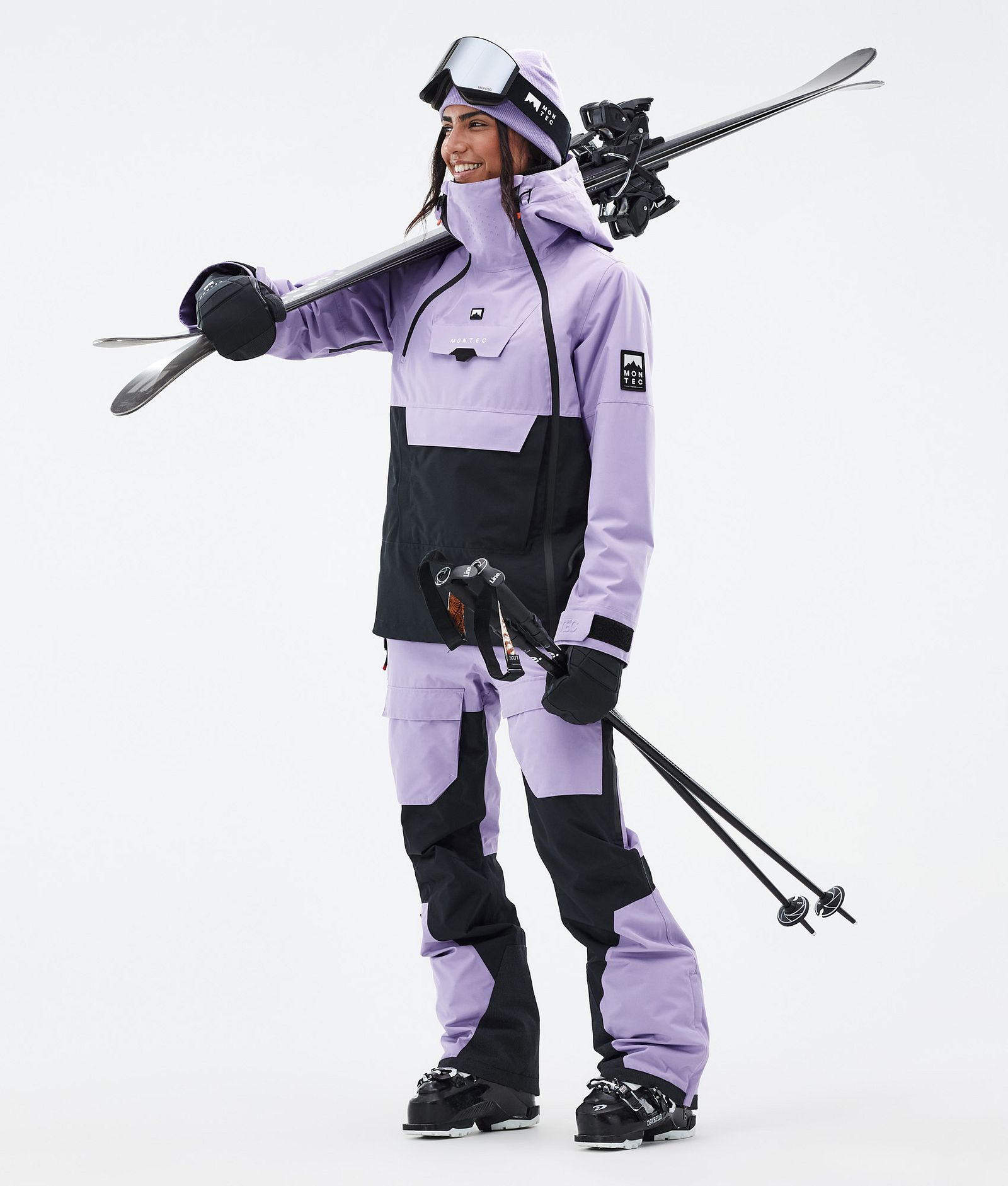 Montec Fawk W Pantalon de Ski Femme Faded Violet/Black, Image 2 sur 7