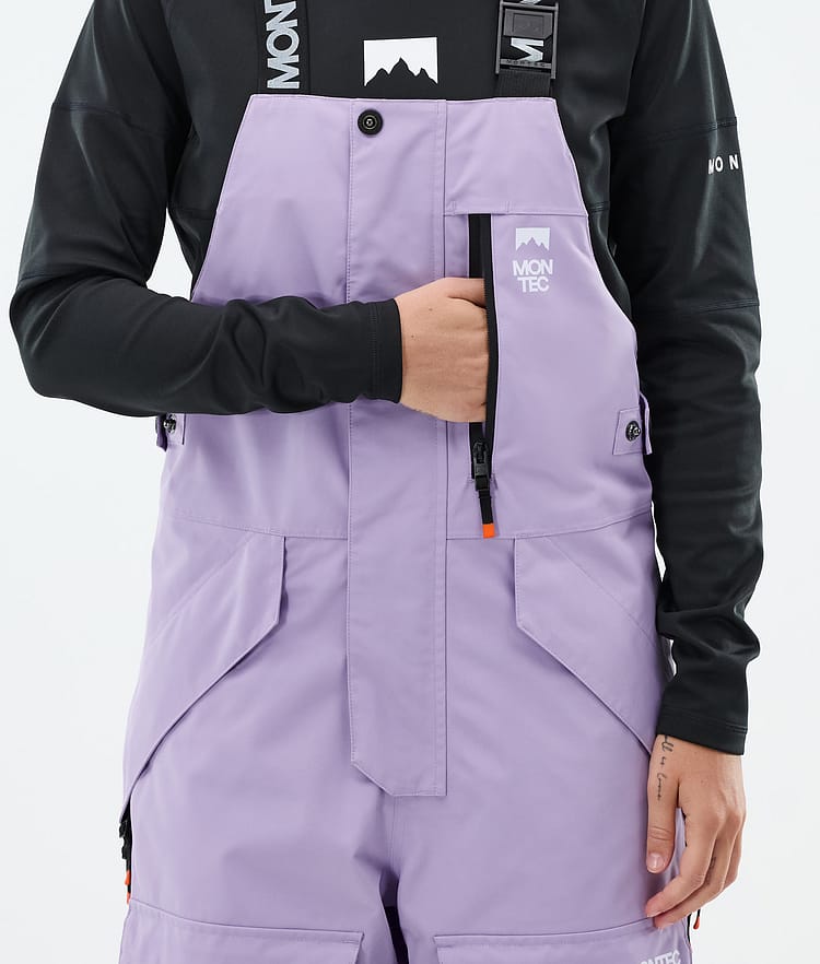 Montec Fawk W Snowboard Broek Dames Faded Violet/Black, Afbeelding 7 van 8