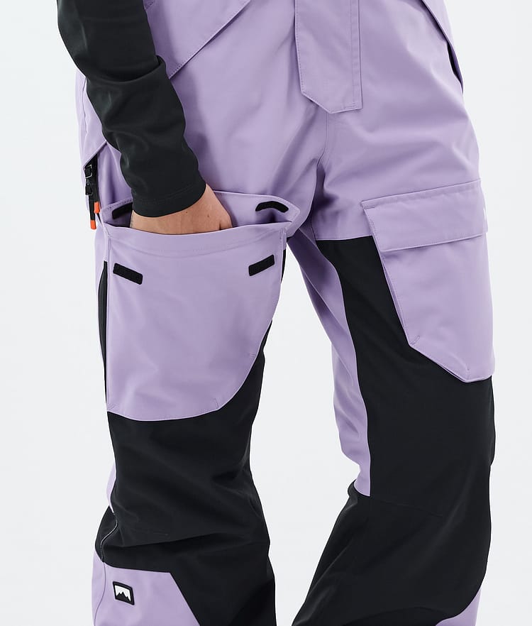 Montec Fawk W Snowboard Broek Dames Faded Violet/Black, Afbeelding 8 van 8
