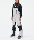 Montec Fawk W Pantalon de Snowboard Femme Light Grey/Black, Image 1 sur 7