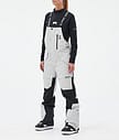 Montec Fawk W Spodnie Snowboardowe Kobiety Light Grey/Black