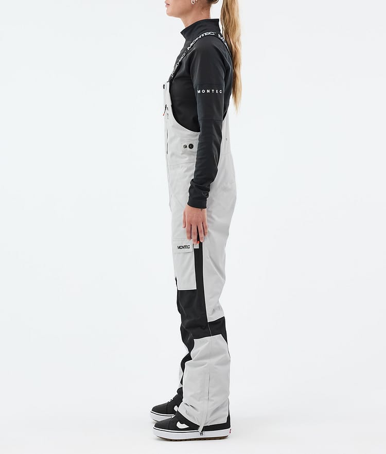 Montec Fawk W Pantalones Snowboard Mujer Light Grey/Black, Imagen 4 de 8