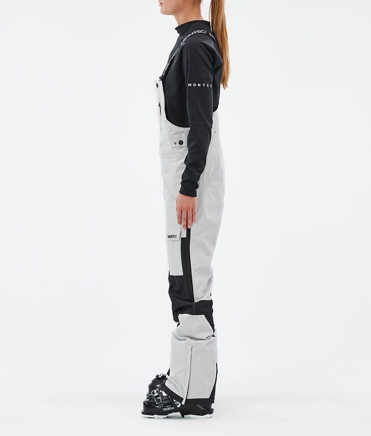 Montec Fawk W Pantalon de Ski Femme Light Grey/Black, Image 3 sur 7