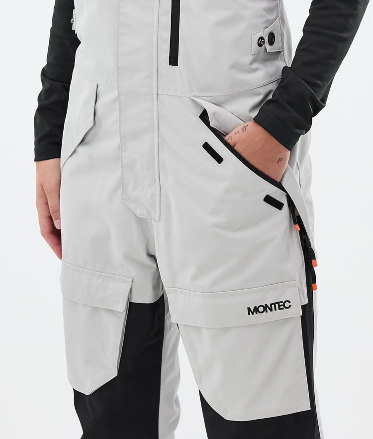 Montec Fawk W Pantalones Snowboard Mujer Light Grey/Black, Imagen 6 de 8