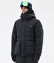 Dope Puffer Full Zip Snowboardjakke Herre Black