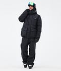 Dope Puffer Full Zip Ski jas Heren Black, Afbeelding 2 van 9