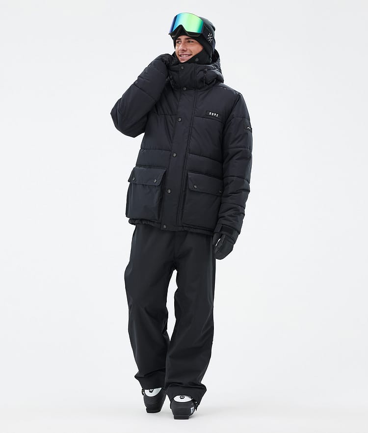 Dope Puffer Full Zip Veste de Ski Homme Black, Image 2 sur 9