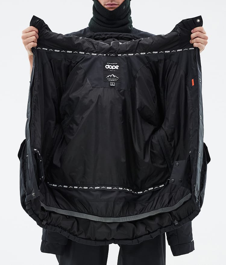 Dope Puffer Full Zip Ski jas Heren Black, Afbeelding 9 van 9