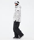 Dope Puffer Full Zip Snowboard Jacket Men Grey Camo Renewed, Image 3 of 9