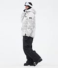 Dope Puffer Full Zip Skijakke Herre Grey Camo, Billede 3 af 9