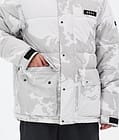 Dope Puffer Full Zip Ski Jacket Men Grey Camo, Image 8 of 9