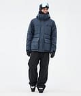 Dope Puffer Full Zip Ski Jacket Men Metal Blue, Image 2 of 9