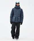 Dope Puffer Full Zip Veste Snowboard Homme Metal Blue, Image 2 sur 9