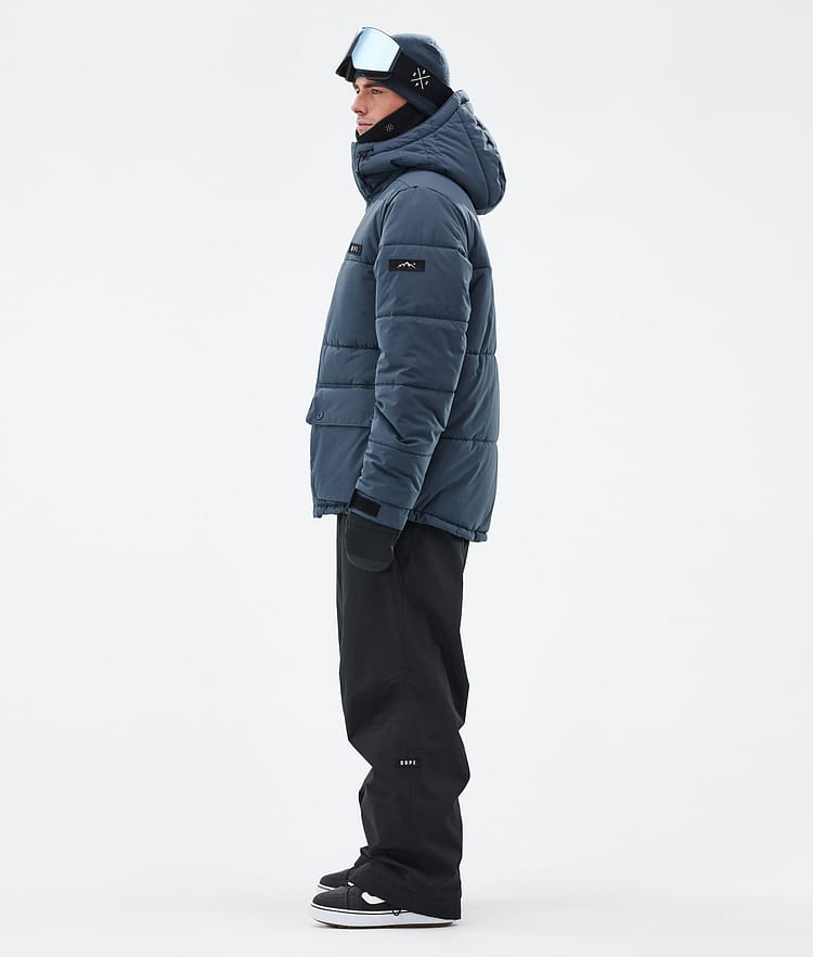 Dope Puffer Full Zip Veste Snowboard Homme Metal Blue, Image 3 sur 9