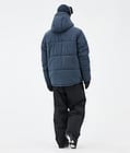 Dope Puffer Full Zip Ski Jacket Men Metal Blue, Image 4 of 9