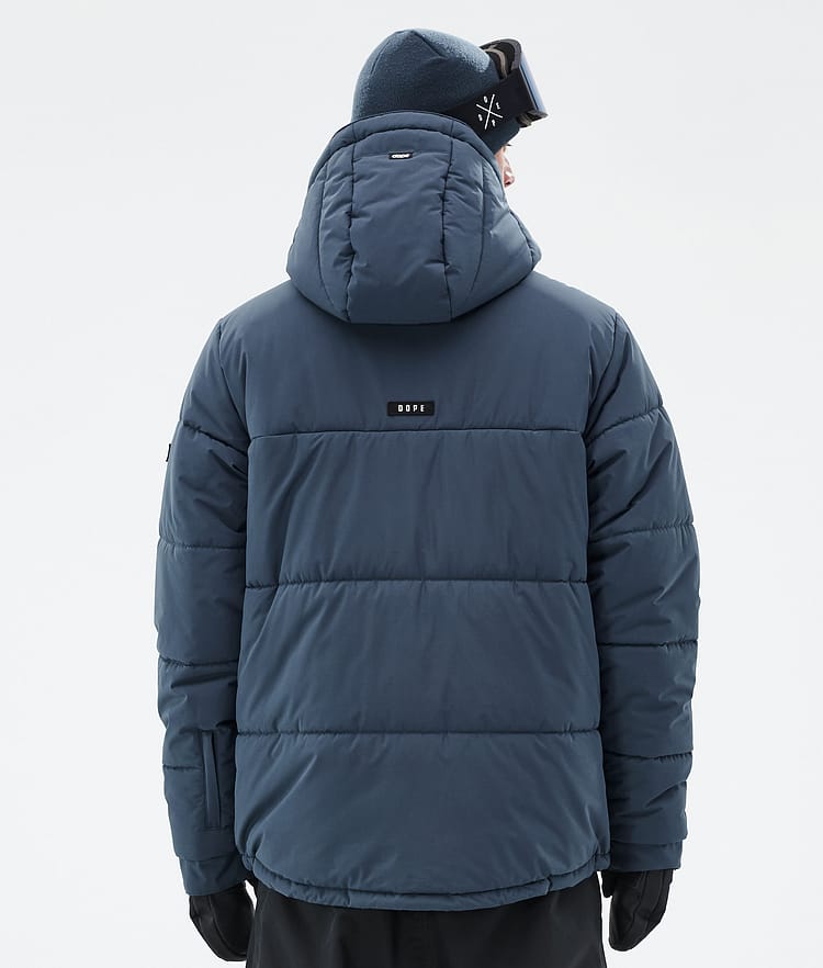 Dope Puffer Full Zip Bunda na Snowboard Pánské Metal Blue, Obrázek 6 z 9