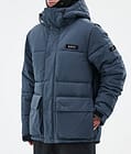 Dope Puffer Full Zip Ski Jacket Men Metal Blue, Image 7 of 9