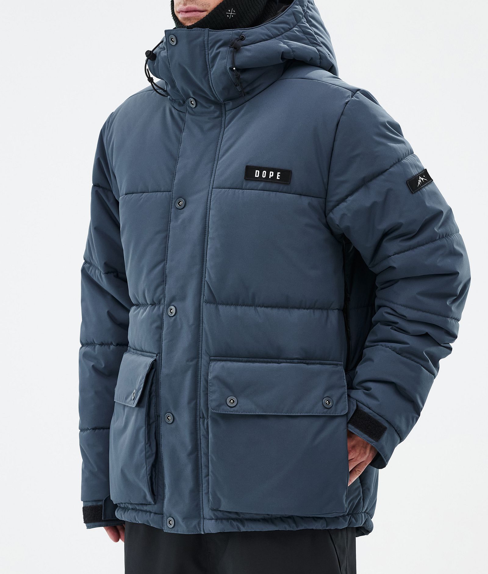 Dope Puffer Full Zip Chaqueta Esquí Hombre Metal Blue, Imagen 7 de 9