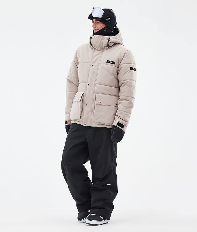 Dope Puffer Full Zip Veste Snowboard Homme Sand, Image 2 sur 9