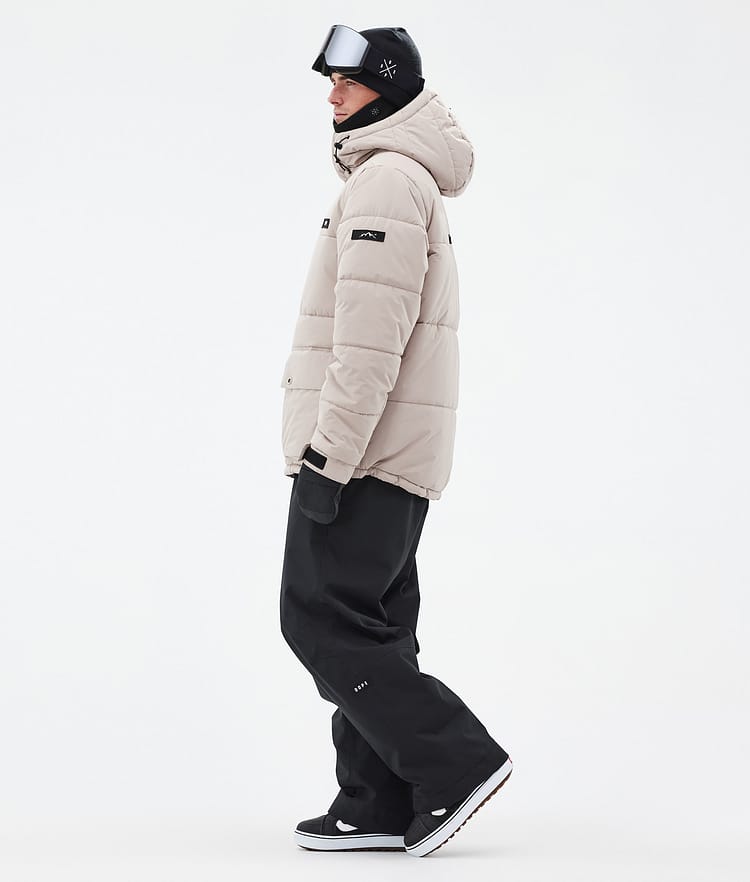 Dope Puffer Full Zip Snowboard Jacket Men Sand, Image 3 of 9