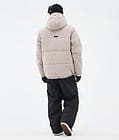 Dope Puffer Full Zip Snowboardjakke Herre Sand, Billede 4 af 9