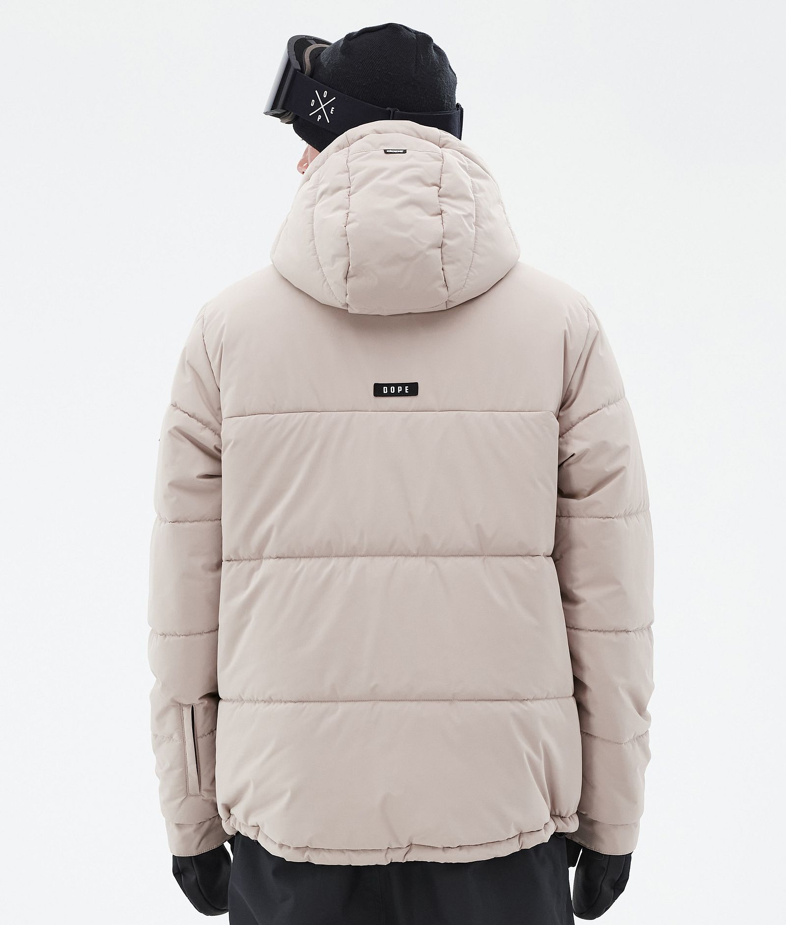 Dope Puffer Full Zip Kurtka Snowboardowa Mężczyźni Sand, Zdjęcie 6 z 9