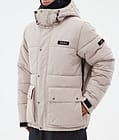 Dope Puffer Full Zip Snowboardjakke Herre Sand, Billede 7 af 9