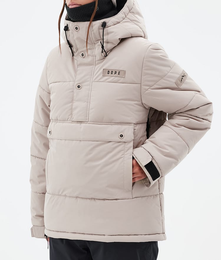 Dope Puffer W Skijakke Dame Sand, Billede 7 af 8