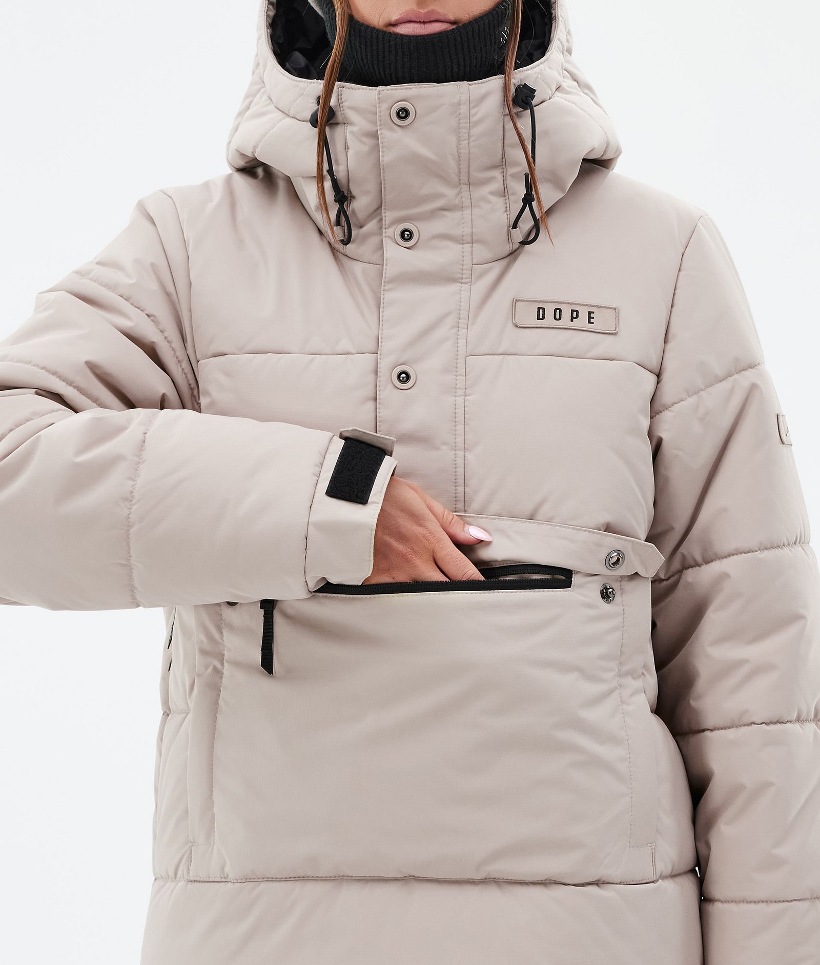 Dope Puffer W Veste Snowboard Femme Sand, Image 8 sur 8