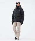 Dope Puffer W Full Zip Snowboardjakke Dame Black, Billede 2 af 9