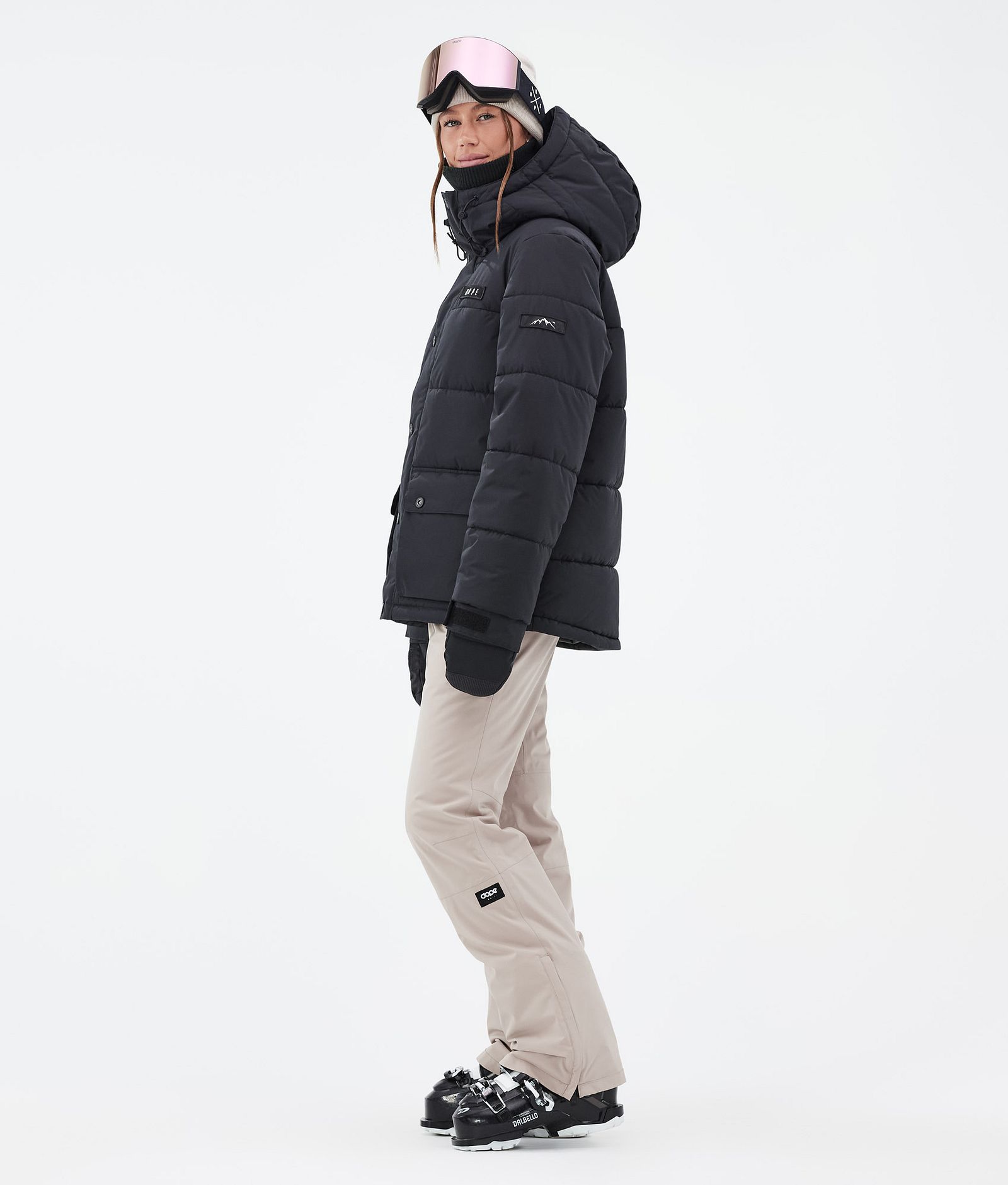 Dope Puffer W Full Zip Veste de Ski Femme Black, Image 3 sur 9